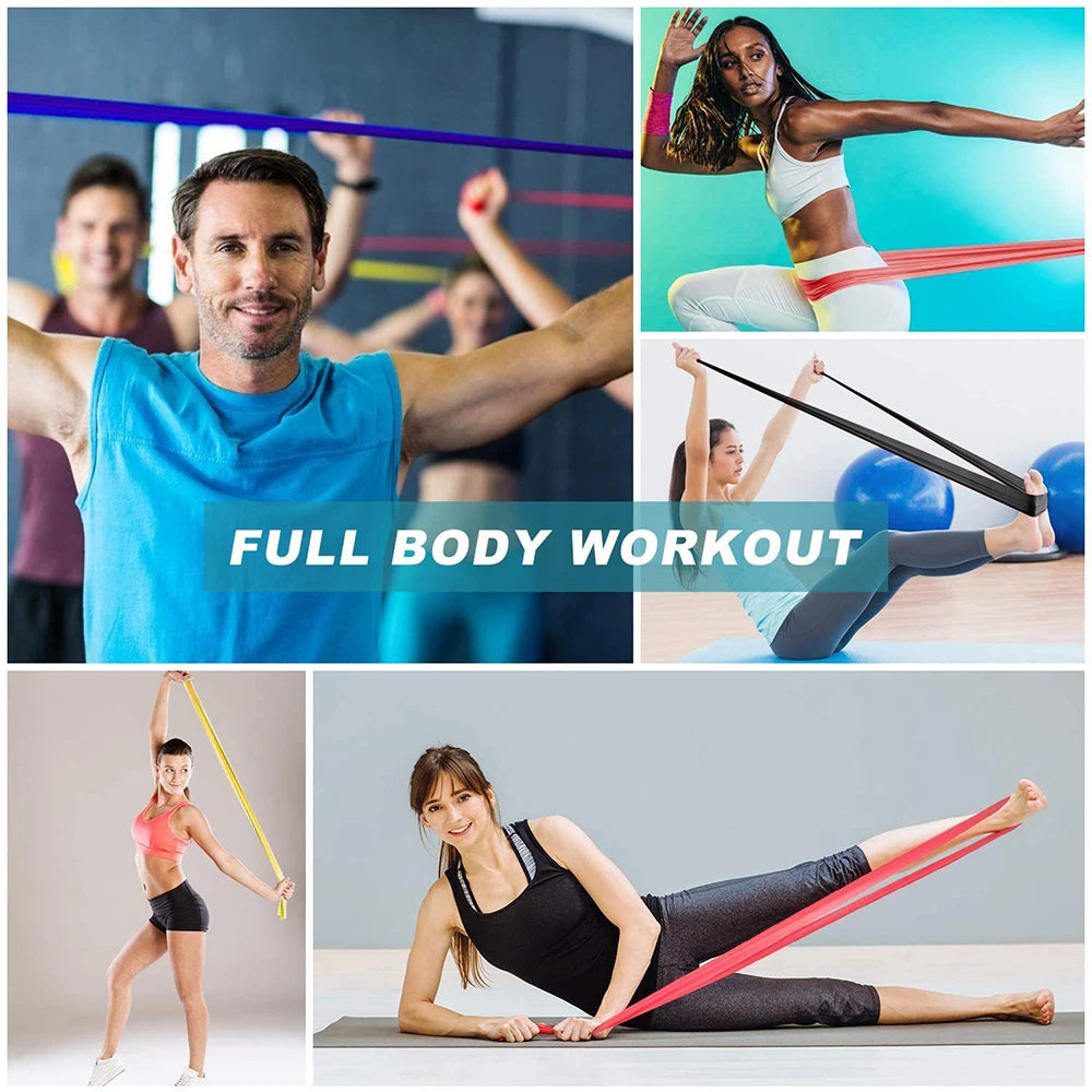 Fitnessband aus Naturlatex – Yoga & Pilates Widerstandsband