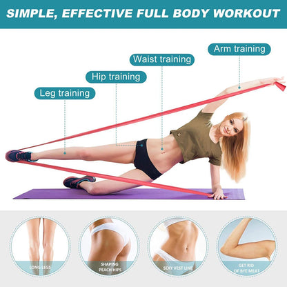 Fitnessband aus Naturlatex – Yoga & Pilates Widerstandsband