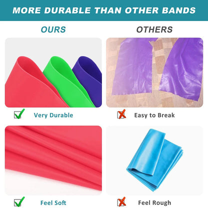 Fitnessband aus Naturlatex – Yoga & Pilates Widerstandsband