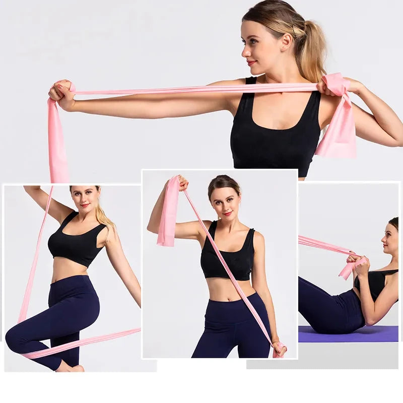 Fitnessband aus Naturlatex – Yoga & Pilates Widerstandsband